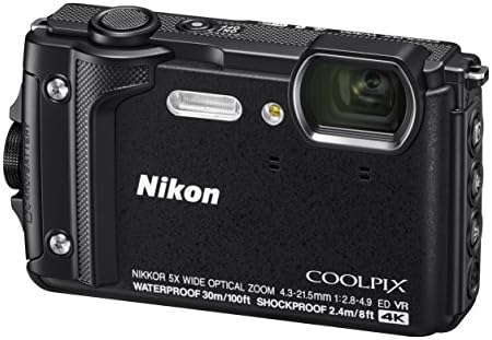 Nikon W300 Câmera digital à prova d'água com TFT LCD, 3 , Black