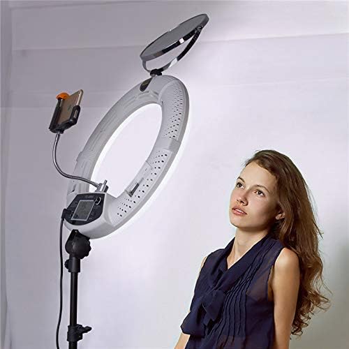 Yidoblo 96W 18 Kit de luz de anel de LED FE-480II Branco vídeo retrato de vídeo maquiagem do youtube
