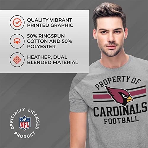 NFL Propriedade adulta da camiseta leve de manga curta, camiseta oficial da equipe, equipamento para homens