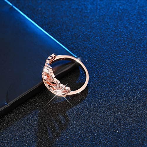 Anel de astronomia anéis ocidentais Tamanho 9 Diamante completo Crown Rings Hollow Rings Women Fashion Gold Gold
