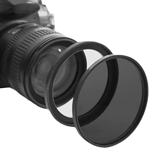 Ninolito de 62 mm a 86mm de lente de alumínio da câmera de alumínio Anel de anel de alumínio Anel Black