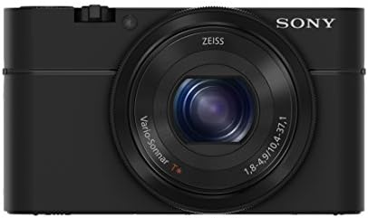 Sony RX100 20,2 MP Câmera digital compacta com sensor de 1 polegada, lente Zeiss Zeiss de 28-100 mm, 3 ”LCD