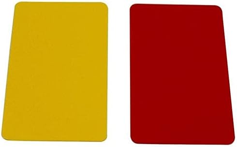 Tsugar Large Futebol Ordinário com Cartões de Cartões de Caso de Caso e Recrega a Penalidade do Árbitro O Cartão Amarelo