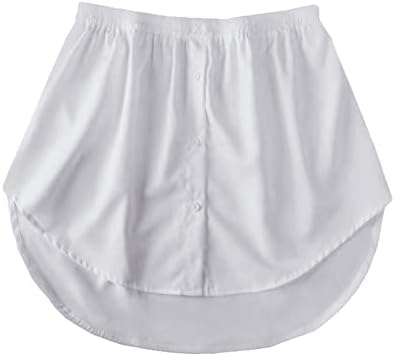 Extensores de camisa para mulheres em camadas em camadas de primeira linha inferior Mini -saia Mini -saia