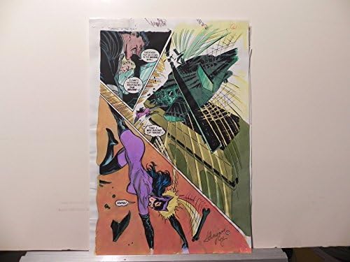 Batman Shadow of the Bat, Vol.130 Arte de produção assinada A. Roy w/coa pg.6