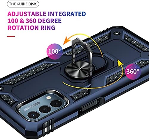 Sktgslamy para o caso OnePlus Nord N200 5G, com protetor de tela, [grau militar] 16 pés. Capa testada em gota com caixa de proteção de montagem de carro magnético para onePlus Nord N200 5G, azul