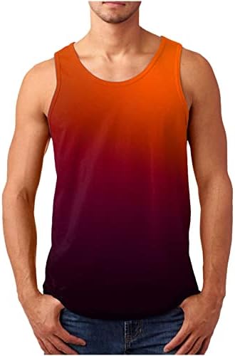 Tanque de tinta de amarração masculina Tampa de verão de verão sem mangas de ginástica camisetas de ginástica camisetas musculares camisetas musculares