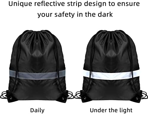 Backpack da mochila Goodou Sacos de cordas reflexivas de cordas de cordas de cordas de corda para homens para homens