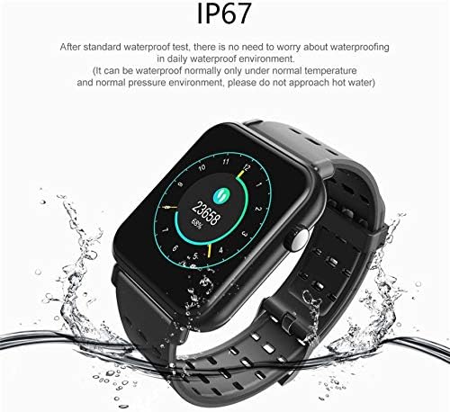 Novo IP67 IP67 Imper impermeável Smart Watch Freqüência cardíaca Pressão arterial Monitor de oxigênio Rastreador de fitness para iOS Android