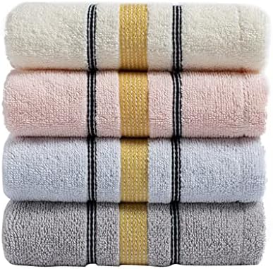 Toalha EODNSOFN 4PCS, algodão puro, face de lavagem para adultos domésticos sem fiapos, devolver o presente absorvente