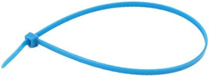 Novo LON0167 4mm x 250 mm de travamento automático Cabo de nylon Automos com fios industriais pesados ​​Zip Belty 100pcs (4mm x 250mm Selbstsichernde nylon-kabelbinder schwere Industrielle draht-kabelbinder blau 100pcs