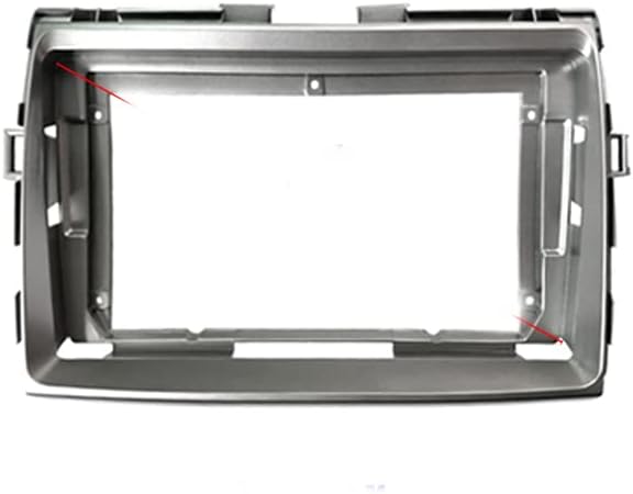 Painel de Fáscia de Rádio de Carro de 9 polegadas para Toyota Previa 2006 ~ 2012 Estreamento estéreo Frame Silver