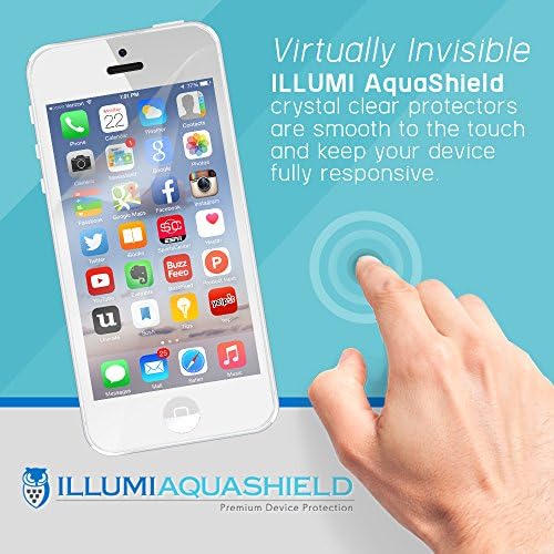 Illumi Aquashield Screen Protector Compatível com Apple iPhone x Filme TPU flexível de alta definição sem bubble