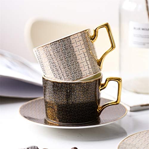 Conjunto de café com cerâmica sxnbh, xícara de chá em estilo europeu, conjunto de chá da tarde em inglês, xícara de porcelana e pires de ossos