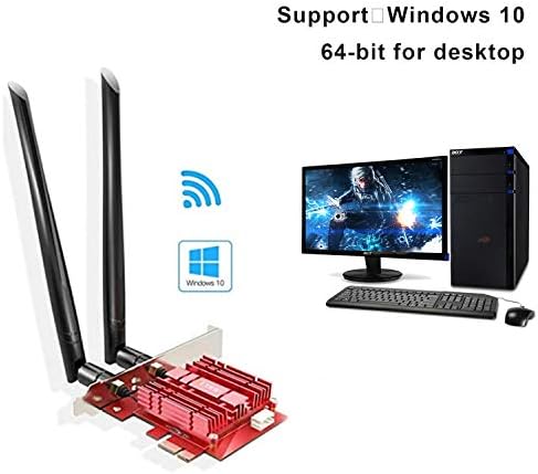 Cartão Wi -Fi, Terow AX3000 WiFi 6 PCIE WiFi Card para PC | Até 3000mbps | Bluetooth 5.0 | Tecnologia