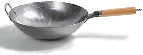 Shypt woks tradicional wok wok artesanado grande wok e maçaneta de madeira wok a gás wok a gás panela