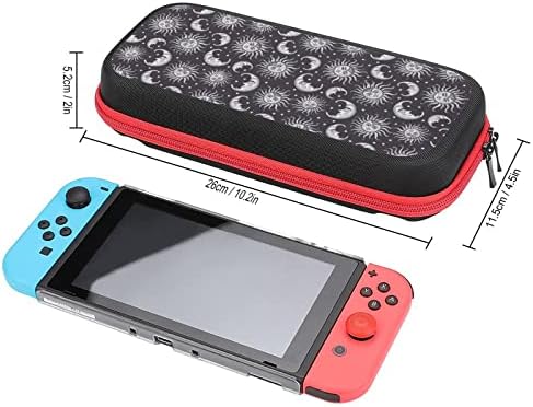 Caixa de transporte de sol e lua para sacola impressa compatível com a caixa de armazenamento Nintendo Switch
