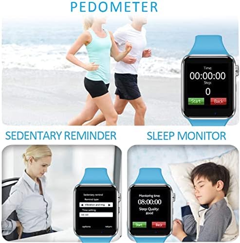 Aeifond Men Women Kids Smart Watch, Bluetooth Smartwatch para iPhone Android & iOS