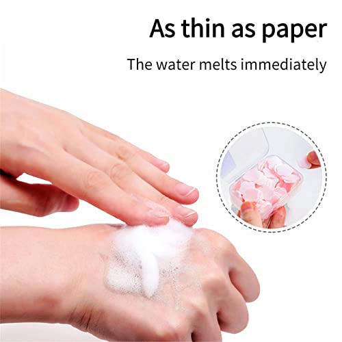 Soap Tablet Travel portátil portátil manualmente sabão comprimido para lavar as mãos da mão de pétal