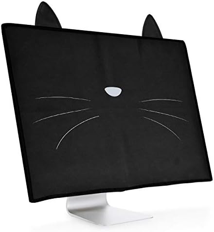 Kwmobile Computer Monitor Tampa compatível com 20-22 Monitor - Meow Meow White/Black