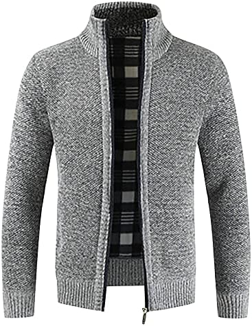 Dudubaby Light Up Sweater para Mensautumn e Winter Fashion Cardigan Logo