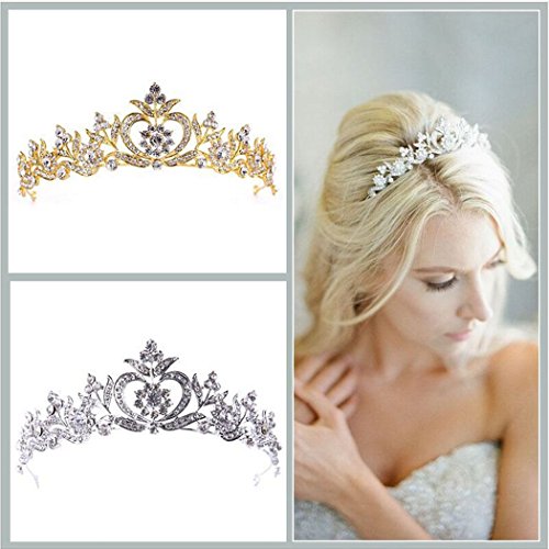 Aukmla Wedding Crowns Bride Flor Queen Tiaras Capacete de acessórios para mulheres