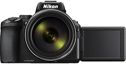 Foto de graça | Nikon Intl. Nikon Coolpix P950 Kit de câmera digital | 83x lente de zoom óptico | UHD 4K30 e Full HD 60P Vídeo | 16MP 1/2.3 BSI CMOS Sensor | Cartão de memória de velocidade extrema de 128 GB