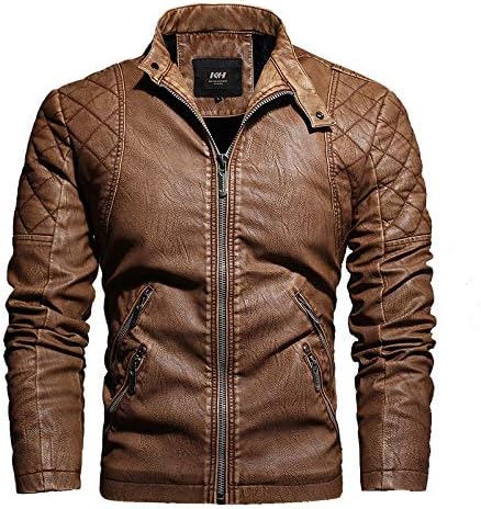 Jaquetas de couro para motocicletas masculinas Outwear