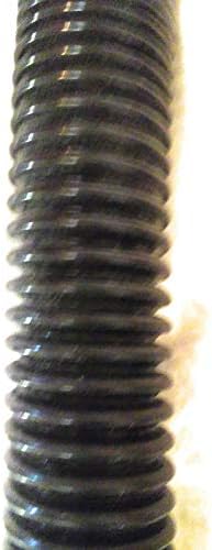A aspirador de pó de 1-1/2 polegada de fio reforçado com mangueira expansível de 11 a 34 polegadas, preto
