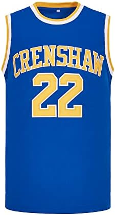 McCall #22 Wright #32 Love and Basketball Moive Crenshaw Basketball Jersey