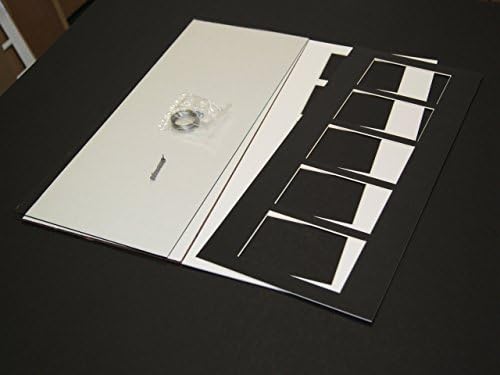 Creative Letter Art [10x55 13 Abrindo a moldura preta para segurar 4 por 6 fotografias com 10 por 56 polegadas de colagem branca, incluindo acrílico resistente a arranhões