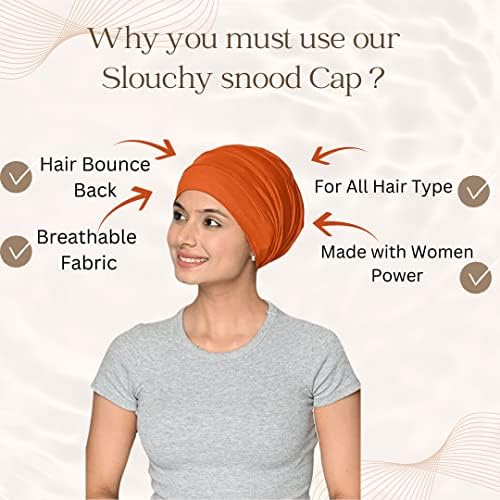 Sakuchi quimioterapia sedosa e macia de bambu sneous bambu para mulheres com câncer de cabelo chapéu de