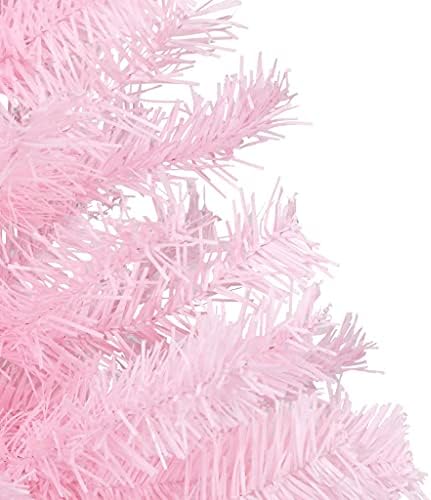 Árvore de Natal falsa, alta estabilidade de estabilidade Árvore de Natal Artificial fofa rosa para escritório