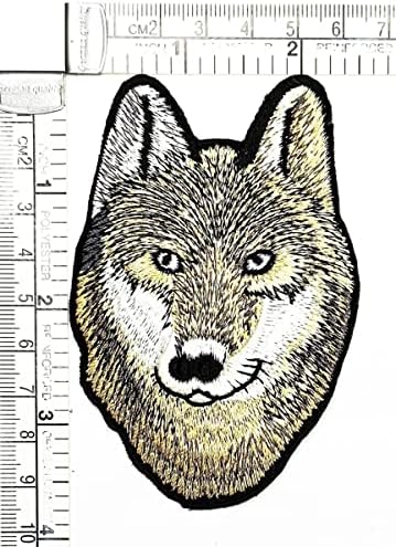 Kleenplus Wolf Patches adesivos desenho animado crianças bordando ferro em tecido Appliques Diy Craft Reparo Reparo decorativo Símbolo de fantasia