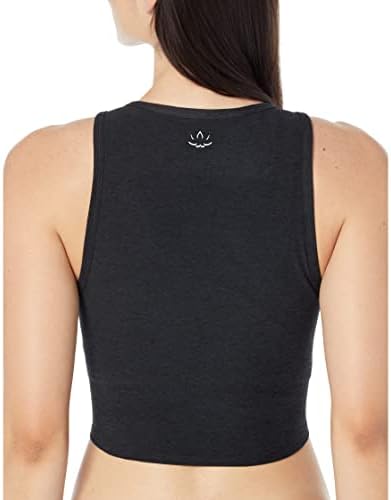 Além do ioga, o Spacacedye motiva a blusa cortada para mulheres - design sem mangas com silhueta ajustada e