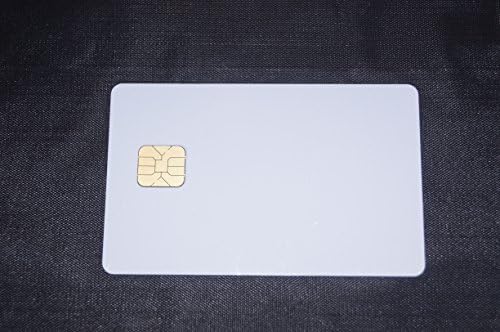 Blank estreito hico mag tira com 4442 cartões de identificação de pvc smart chip, impressão de dupla