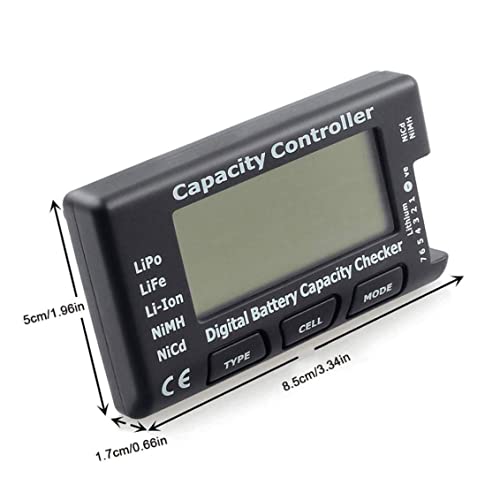 Capacidade do testador de bateria Verificador de tensão do verificador Digital Controller Cellmeter 7 para