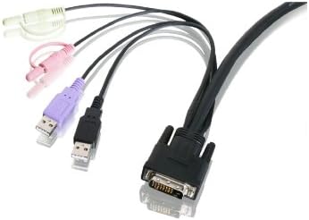 IoGear 2-Porta Link DVI Cable KVM com áudio, GCS982U