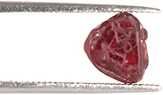 2,35 CT Birmânia vermelha Spinel Cristal natural Cryal Loose Pedra para ioga, decoração, polimento, queda, cura