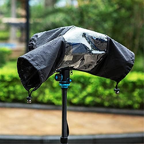 Mangas duplas Tampa de chuva + 2x Captura de chuva clara （com/sem flash）: Câmera Protetor de prova de poeira na câmera na câmera Canon Sony Nikon