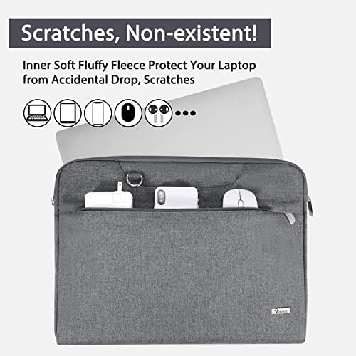 V Voova Laptop Bag Case 13 13,3 14 polegadas com alça de ombro, Slim Computer Sleeve compatível para MacBook Air