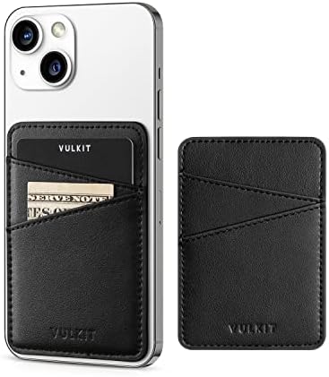 Portador de telefone Vulkit Portador de carteira Adega de couro de bolso RFID Bloqueio de bloqueio Mangas de