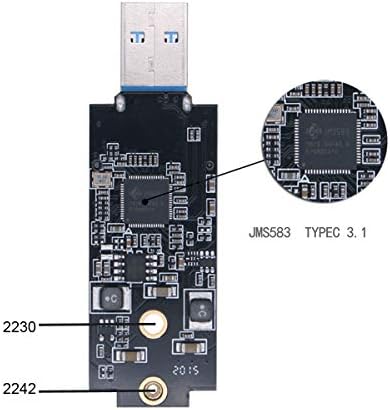 CABLECC USB 3.1 Gen2 10Gbps para NVME PCI-E M-key Solid State Drive