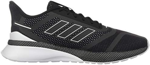 Tênis de corrida da Nova Adidas, Black/Black/White, 10,5 M Us
