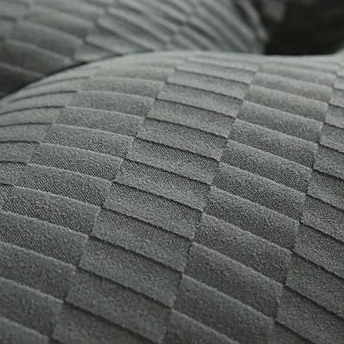 PDGJG Removável Cama Triangular Backrest Backrest Comfort Velvet Sofá Back para Backrests de Suporte ao assento do sofá