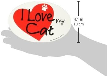Imagine este CAT de ímã de carro de 4 polegadas por 6 polegadas, gato