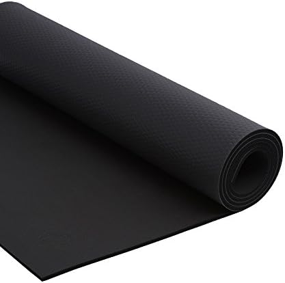 Manduka Grp Adapta Hot Yoga Mat - Para mulheres e homens, durável, não deslizamento, resistente ao suor, 5 mm de espessura, 71 polegadas, preto