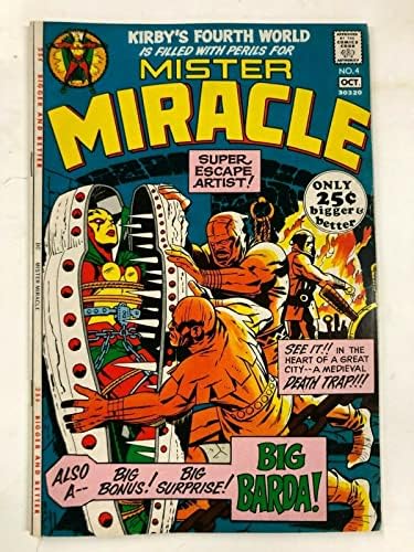 Senhor Miracle #4 VF menos Kirby Classic 1st App Big Barda