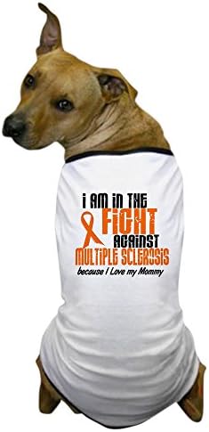 Cafepress na luta contra a camiseta de cachorro MS 1 Dog Dog, roupas de estimação, fantasia engraçada de cachorro