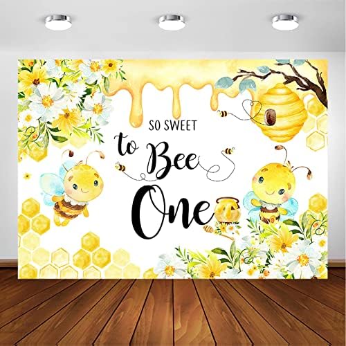 Avezano tão doce para abelhar uma festa de uma festa para o primeiro dia de abelha de abelha de 1º aniversário